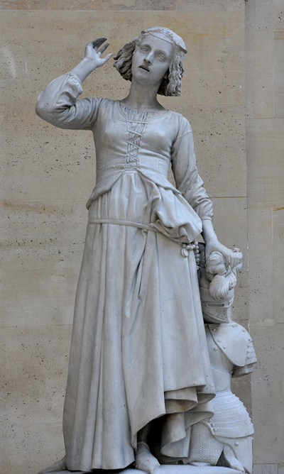 Jeanne d'Arc écoutant ses voix. François Rude.