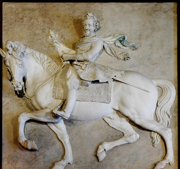 Henri IV à cheval. Mathieu Jacquet.