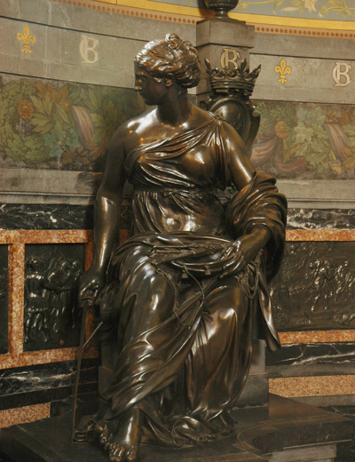 Monument Henri II. La Justice. Jacques Sarazin.