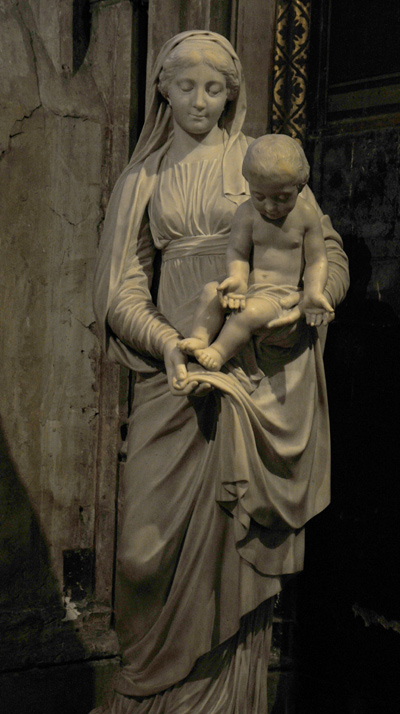 Vierge à l'Enfant. Charles Antoine Bridan.