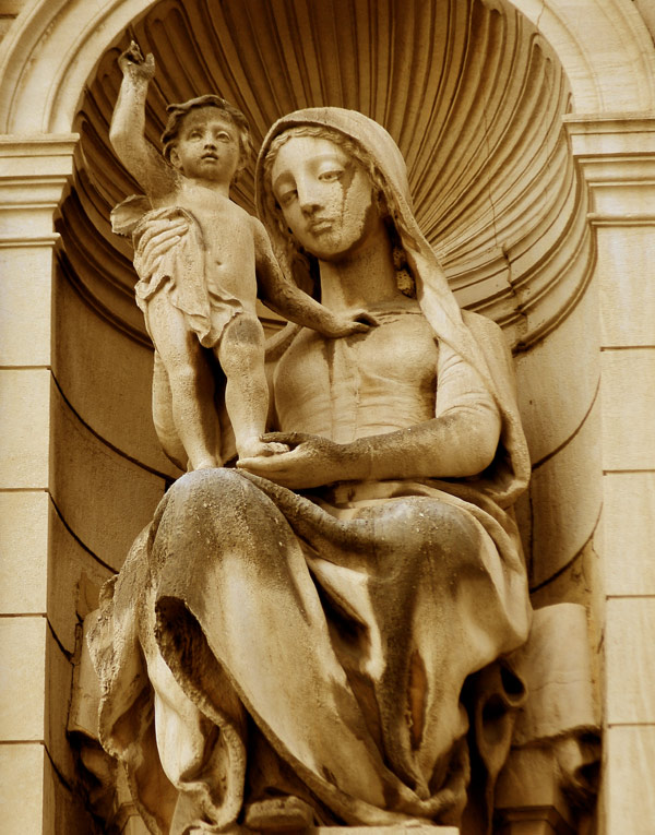 Vierge et l'Enfant. Charles Dufraine.