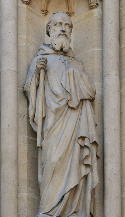 Saint Benoît. Auguste Ottin.