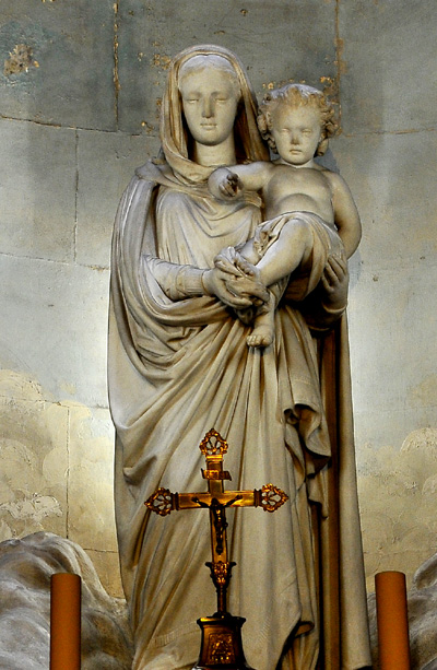 La Vierge à l'Enfant. Charles Emile Seurre.
