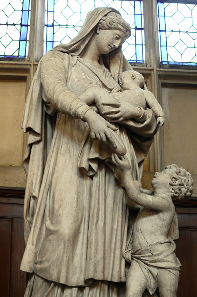 La Vierge et l'Enfant. Anonyme.
