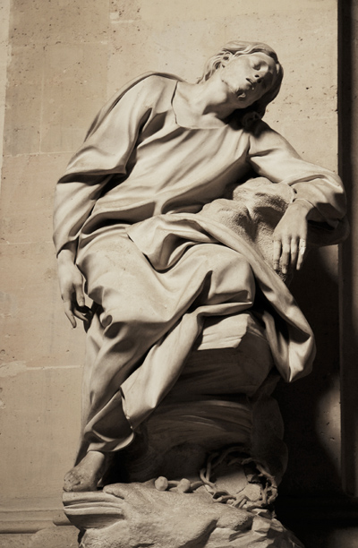 Jésus au jardin des oliviers. Etienne Maurce Falconet.