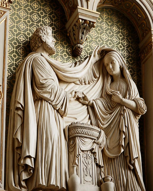 Le Mariage de la Vierge.  Henri de Triqueti