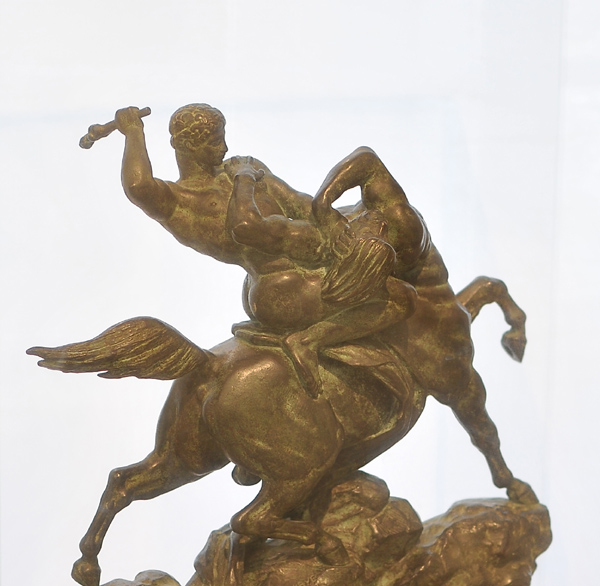 Tésée combattant le Centaure Biénor. Antoine Barye