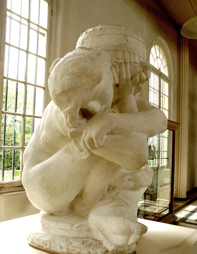 Cariatide urne. Auguste Rodin.