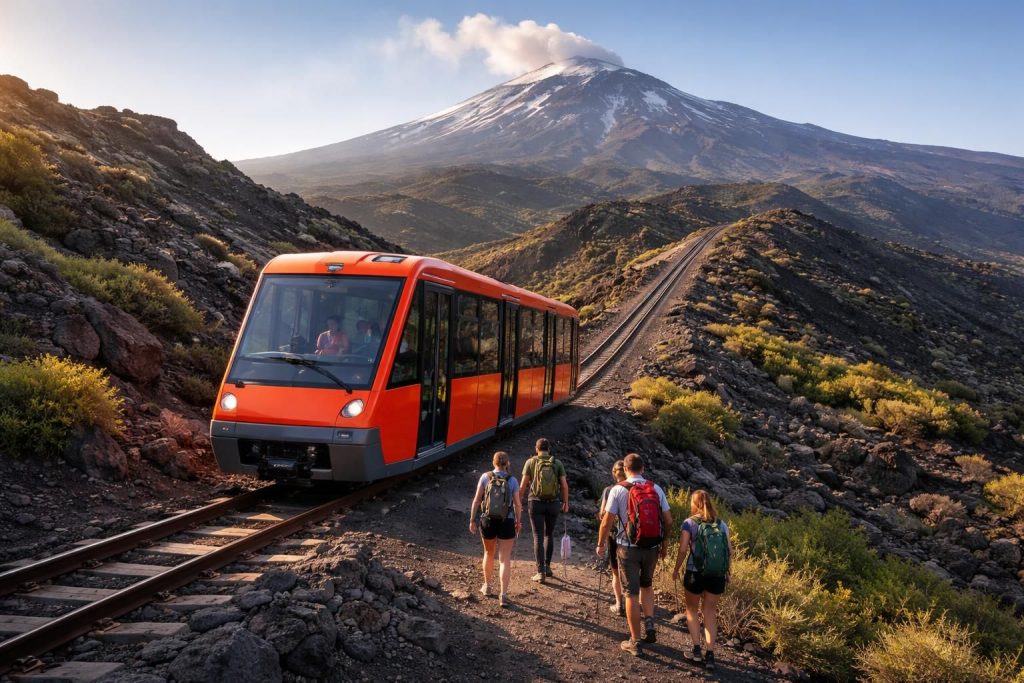 découvrez le funiculaire de l’etna avec notre guide complet : horaires, tarifs et conseils pratiques pour profiter pleinement de cette expérience unique au volcan.
